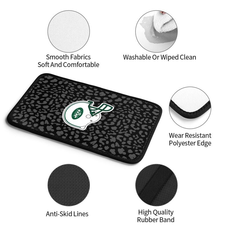 New York Jets 3 printed Car handrail box cushion Personalized car armrest cover