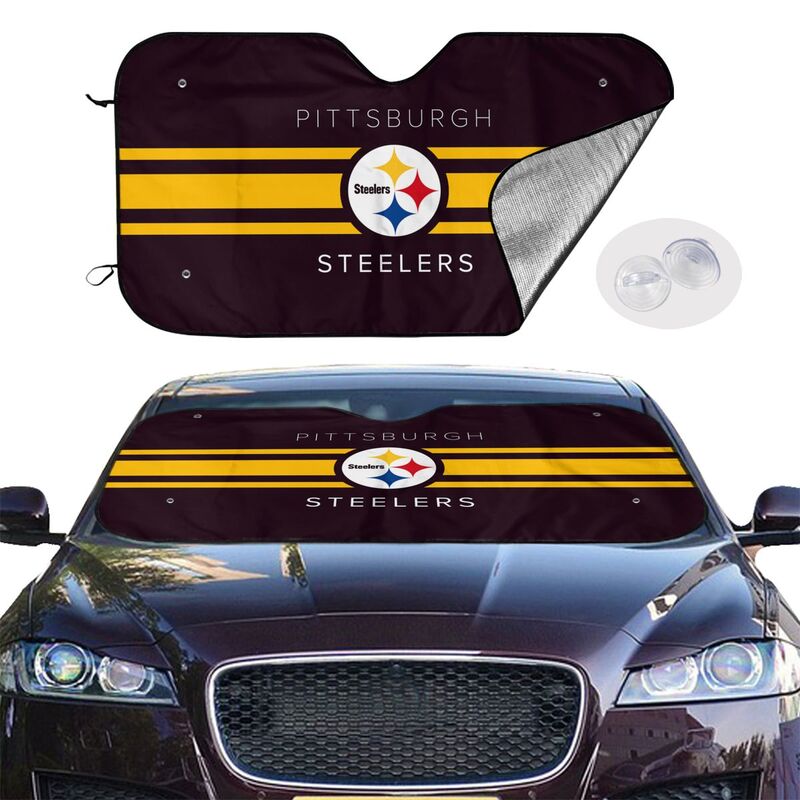 Pittsburgh Steelers Printed car windshield sunshade (multi size) front windshield sunshade