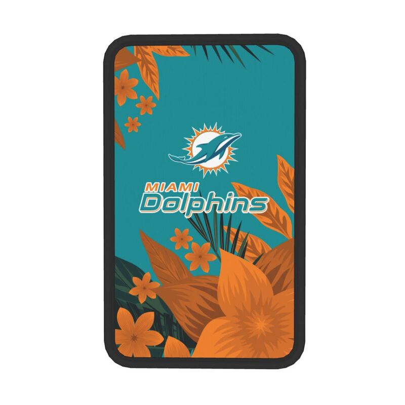 Miami Dolphins Car armrest box protective cover car center console armrest pad