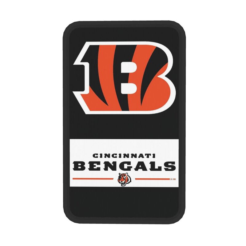 Car armrest box pad Cincinnati Bengals6 Printed central armrest box pad anti slip pad