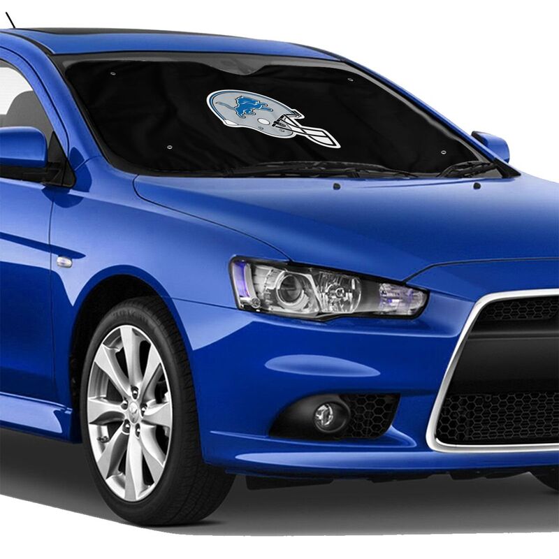 Detroit Lions 2 Printing suitable for front Car windshield sunshades Car windshield sunshades
