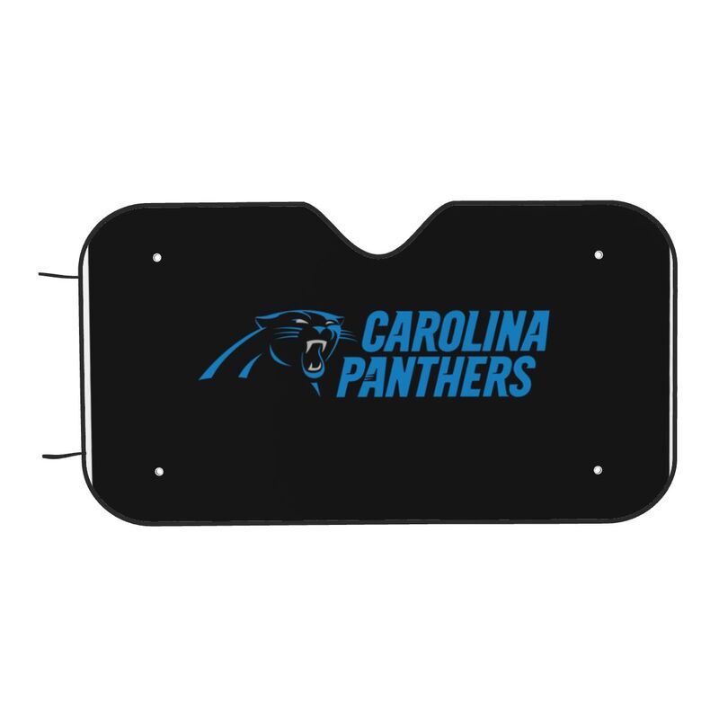 Carolina Panthers 2 Print Car windshield sunshades suitable for front Car windshield sunshades
