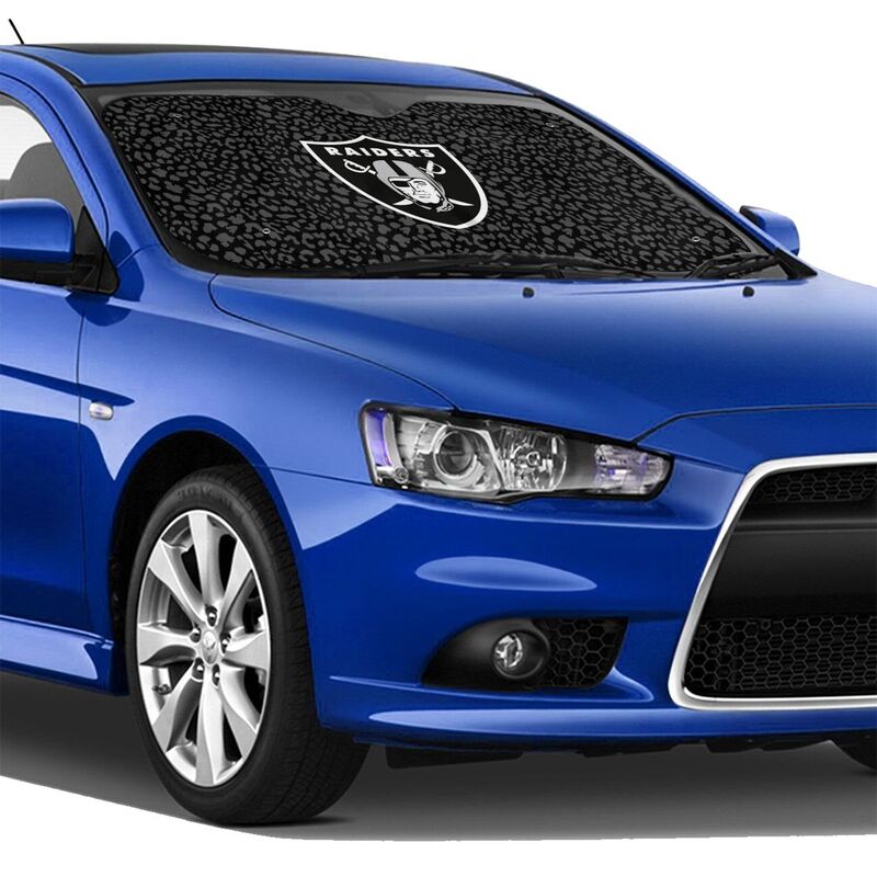 Las Vegas Raiders Printed Car windshield sunshades is suitable front Car windshield sunshades