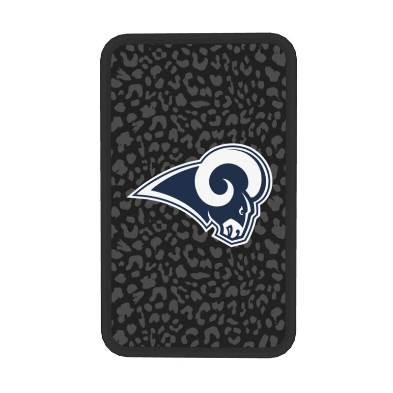 Los Angeles Rams print Car handrail box cushion Personalized car armrest cover