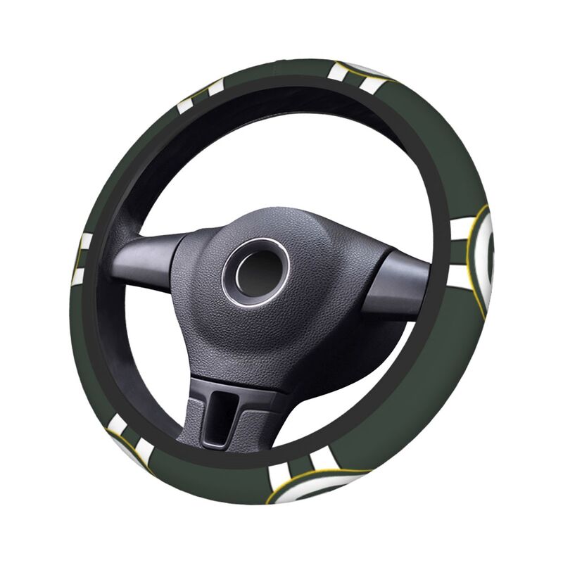 Green Bay Packers 1 Printed breathable elastic steering wheel cover anti slip cover