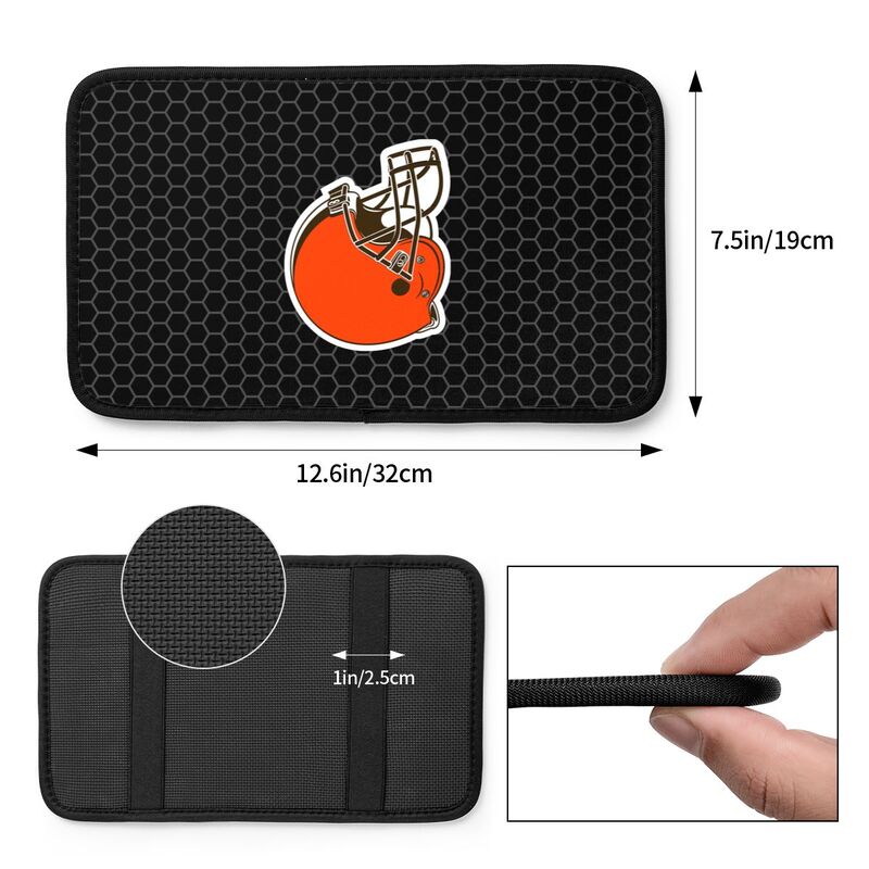 Cleveland Browns Printed protective pad for car armrest box