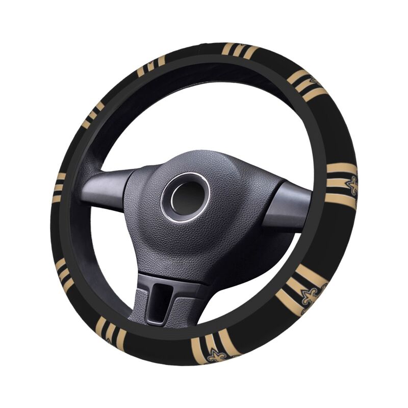 New Orleans Saints 2 Printed breathable elastic steering wheel cover
