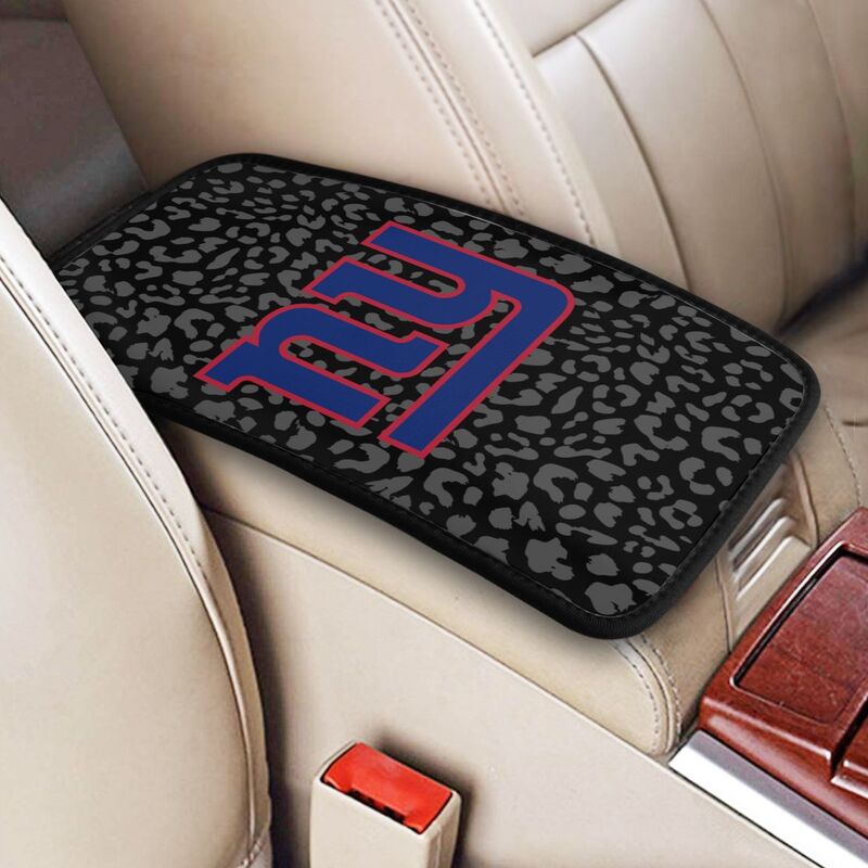 New York Giants printed Car handrail box cushion Personalized car armrest cover