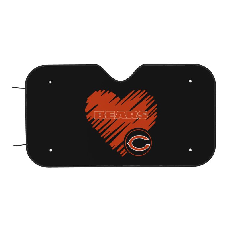 Chicago Bears Printing is suitable car front windshield sunshades Car windshield sunshades