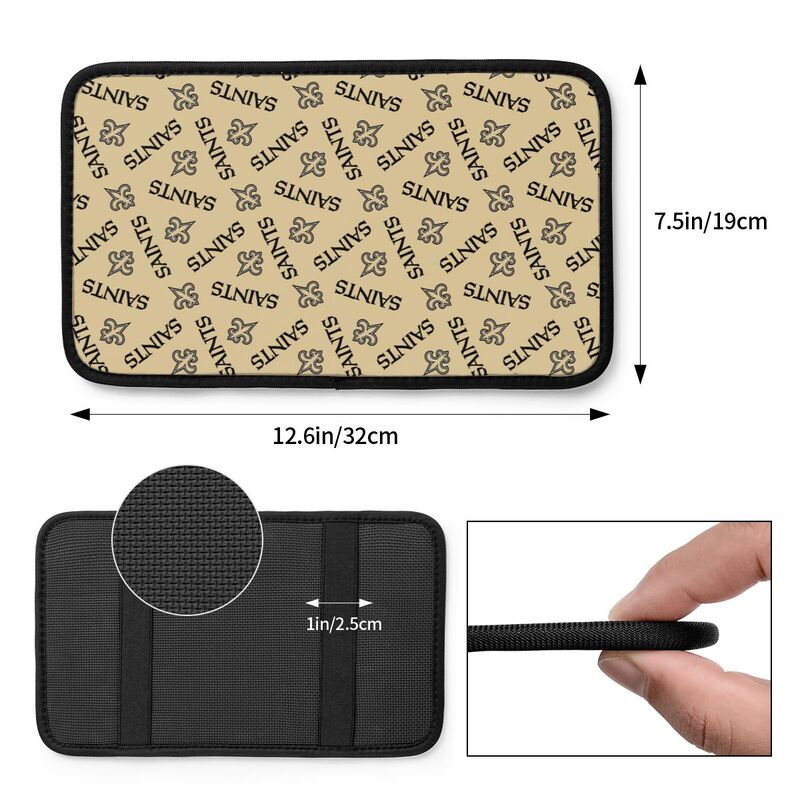 New Orleans Saints Printed armrest protective cover car armrest box cushion