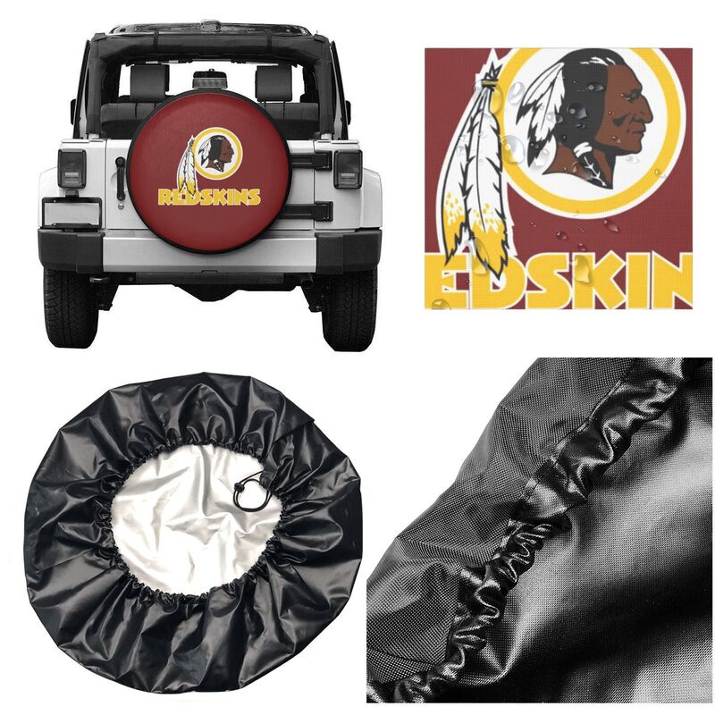 Washington Redskins 2 Tyre protective cover car dustproof sunscreen tyre protective cover