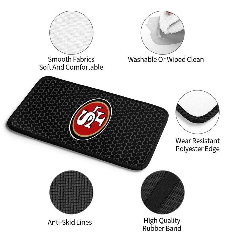 San Francisco 49ers Printed protective pad for car armrest box
