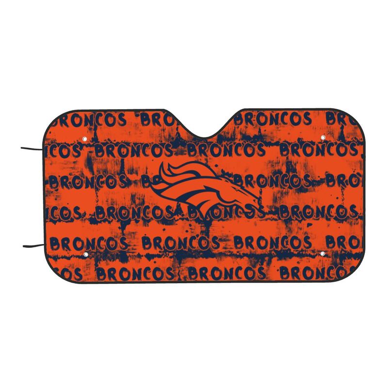 Denver Broncos Printed front windshield sunshade car windshield sunshade (multi size)