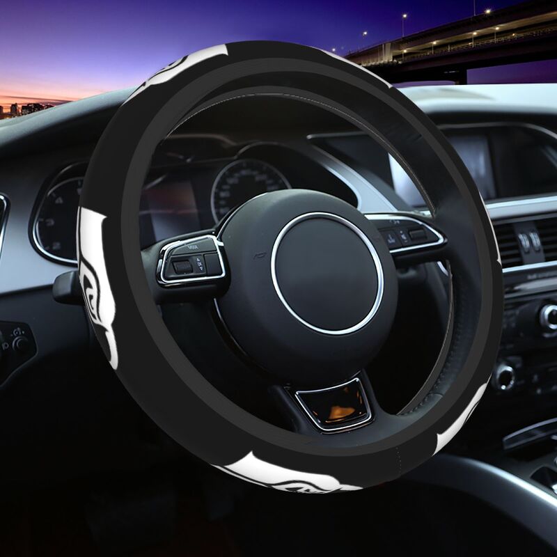 Seattle Seahawks 2 Printed car anti-skid cover elastic steering wheel cover
