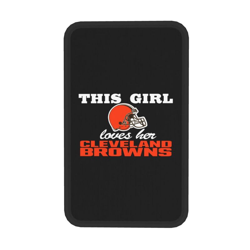 Cleveland Browns Printing car center console pad car armrest protective cover