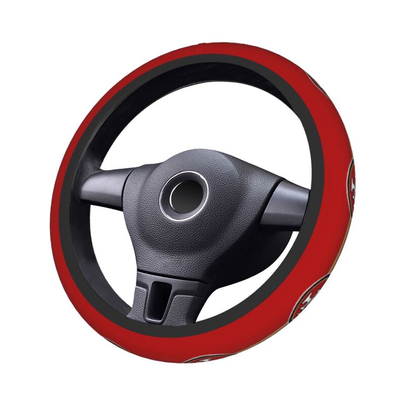 San Francisco 49ers 1 Printed breathable elastic steering wheel protective cover