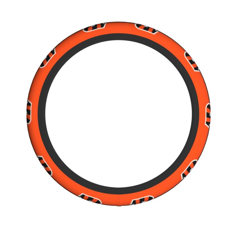 Cincinnati Bengals Printed elastic steering wheel cover car protective cover