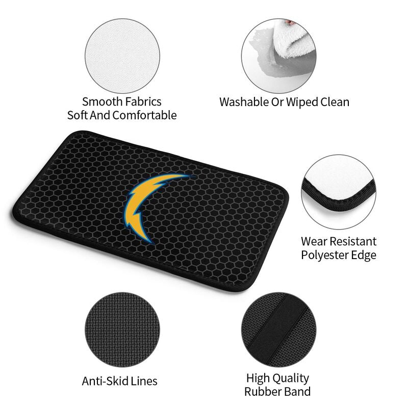 San Diego Chargers Printed protective pad for car armrest box