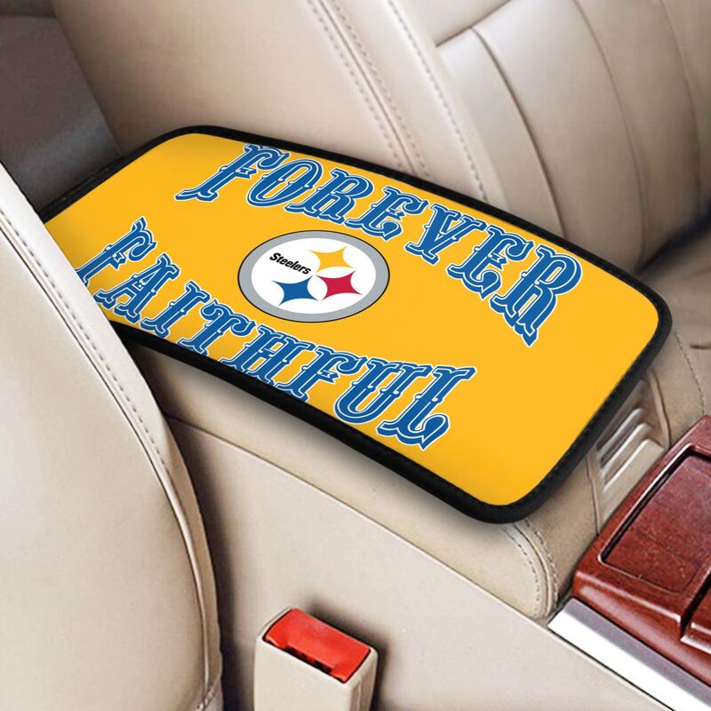 Pittsburgh Steelers Print car armrest box cover armrest protective cover