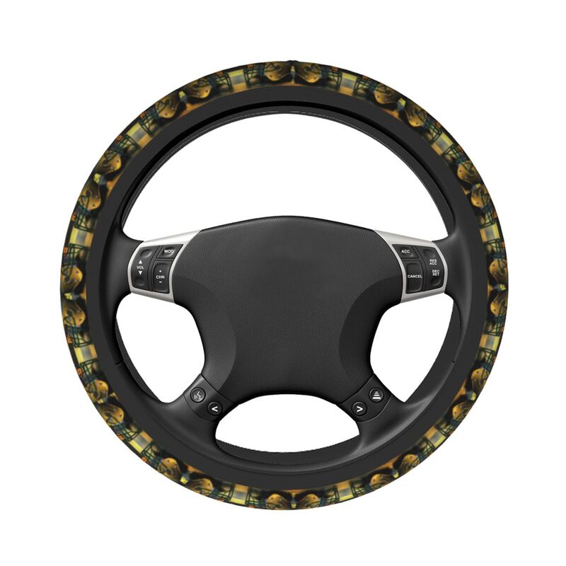 Green Bay Packers 2 Printed breathable anti slip cover elastic steering wheel cover