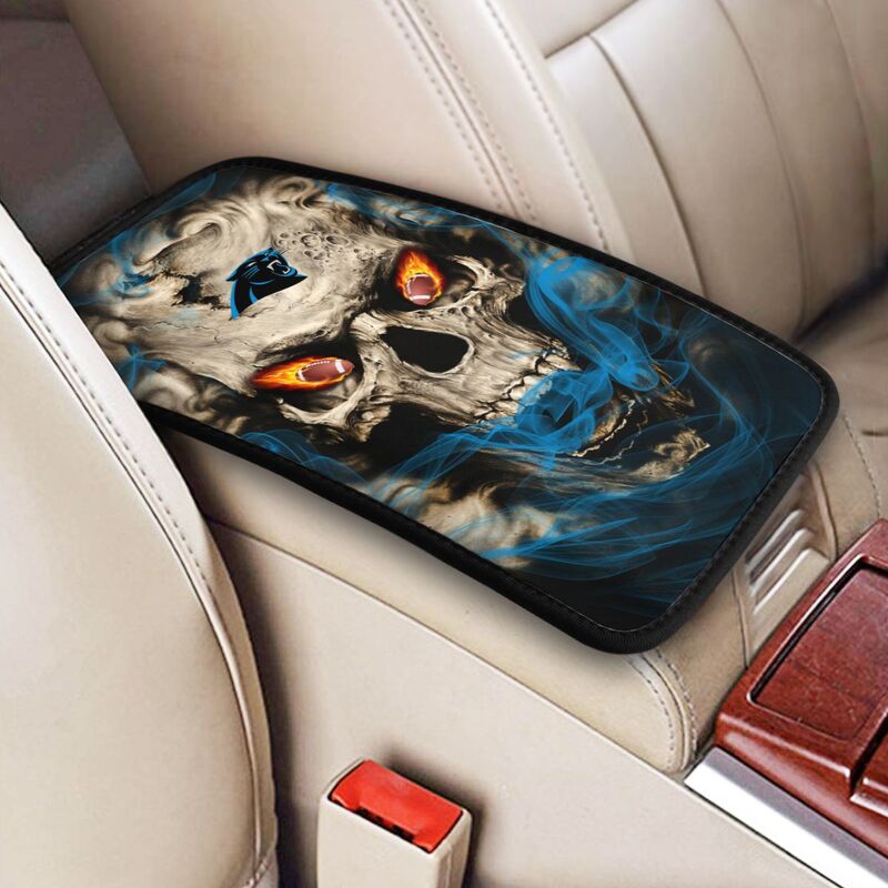 Carolina Panthers Printed car armrest box pad elbow support anti slip pad