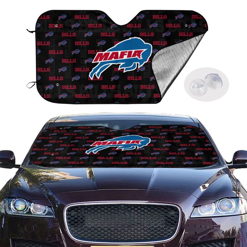 Buffalo Bills 4 Printed is suitable for front Car windshield sunshades Car windshield sunshades