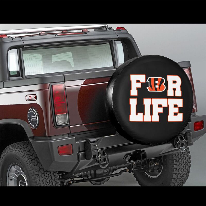 Cincinnati Bengals Printing tire protection cover car spare tire dust protection cover