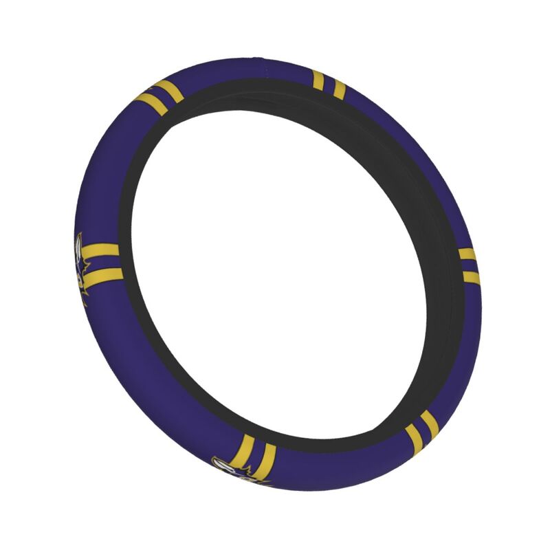 Baltimore Ravens Printed breathable elastic steering wheel cover
