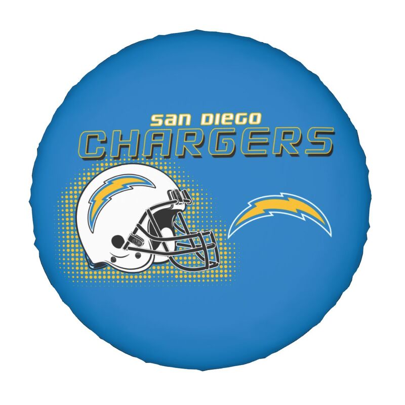 San Diego Chargers Print car tire protection cover car spare tire dust protection covers