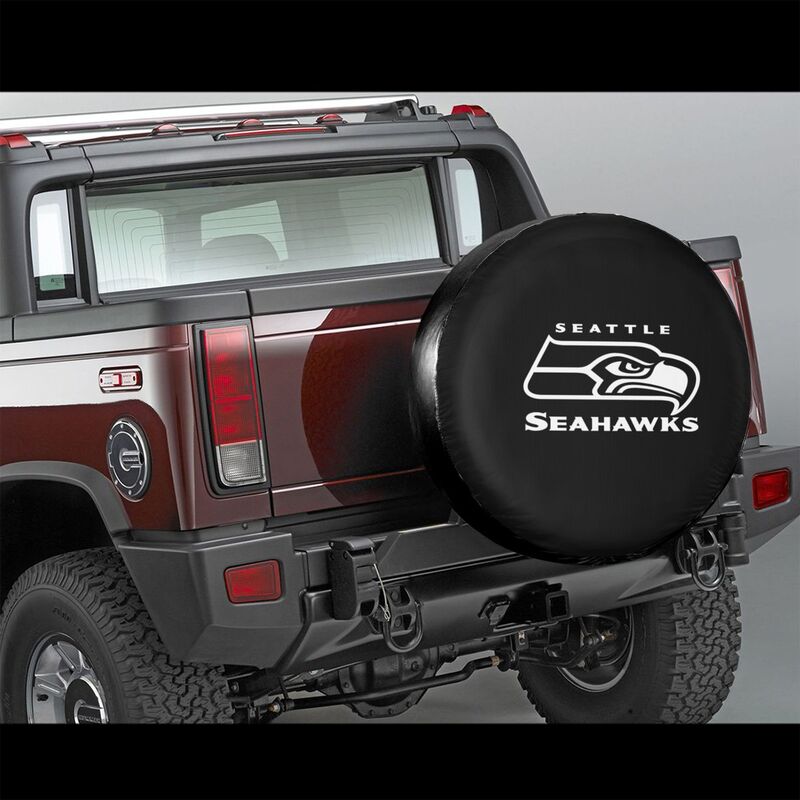 Seattle Seahawks 3 Printing tire protection cover car sun protection tire protection covers