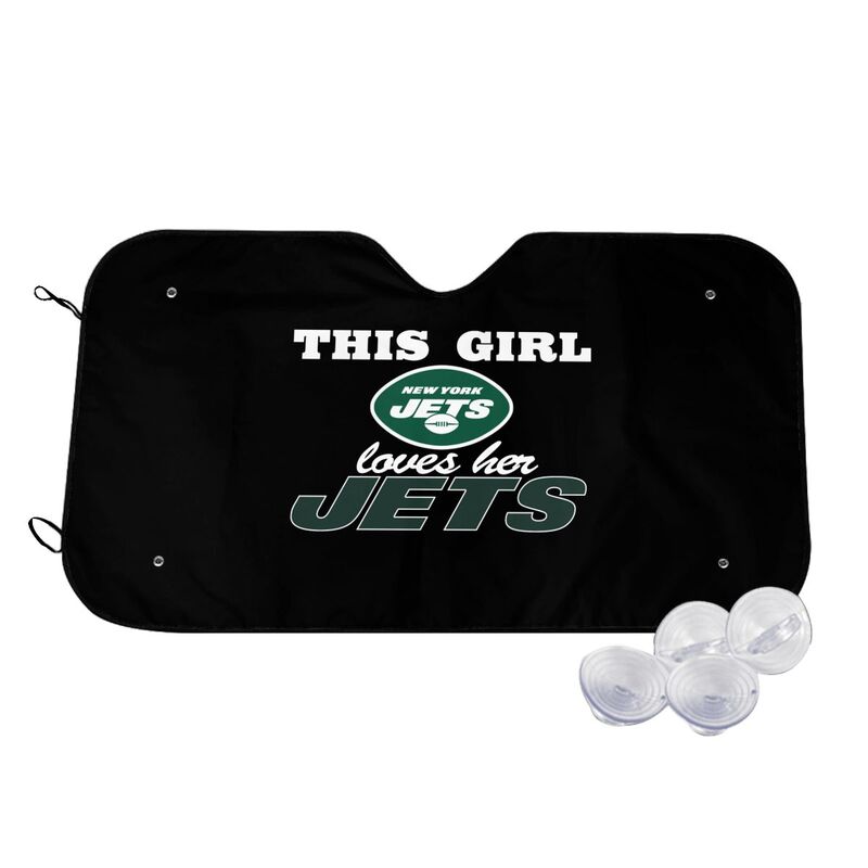New York Jets Printing multi size car front windshield sunshade car windshield sunshade
