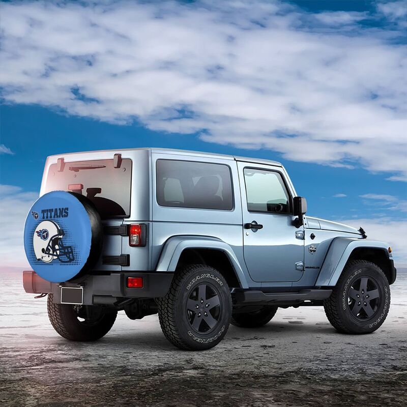 Tennessee Titans Printed tire protection cover car sun protection tire protection cover