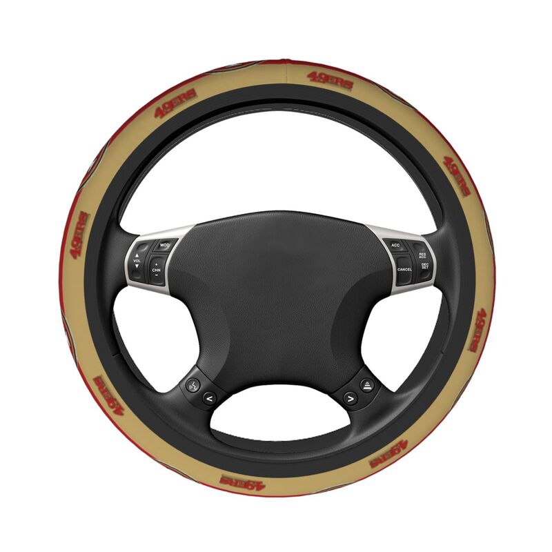 San Francisco 49ers 1 Printed elastic steering wheel cover car protective cover