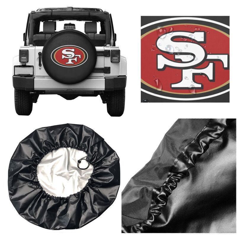 San Francisco 49ers car dustproof sunscreen tyre protective cover Tyre protective cover