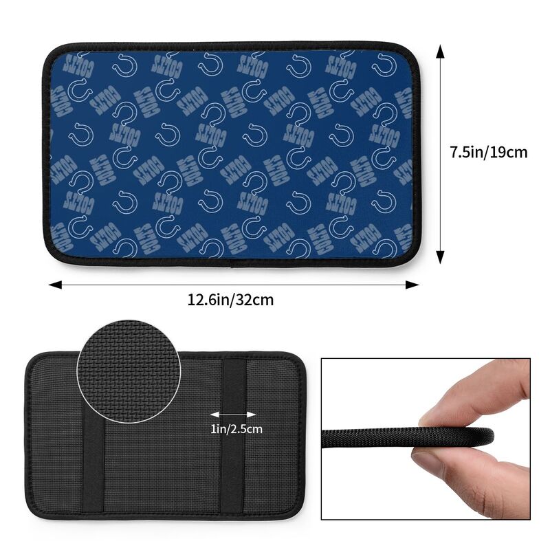 Indianapolis Colts Printed armrest protective cover car armrest box cushion