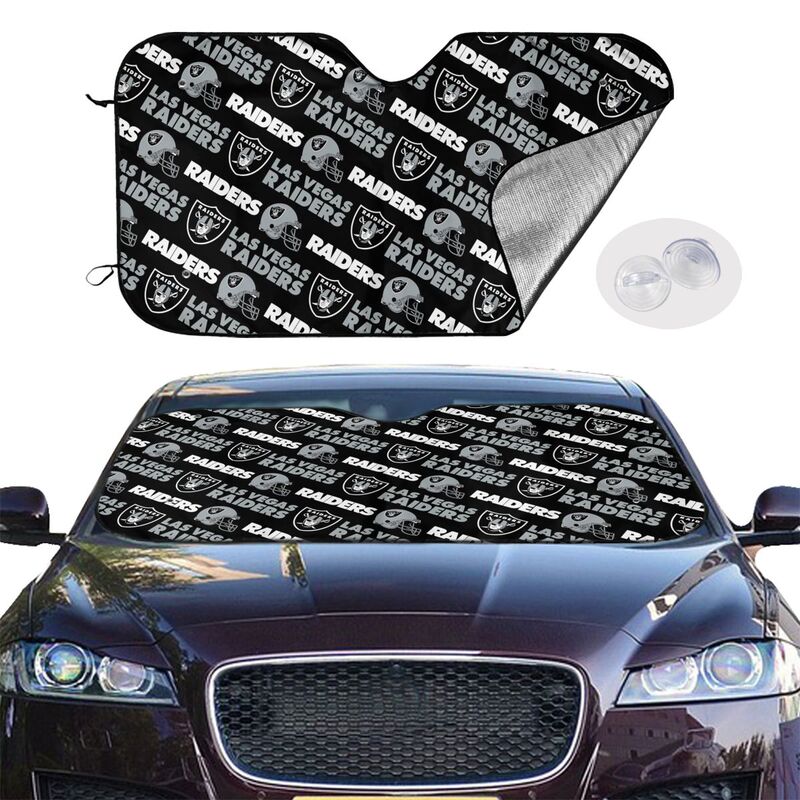 Las Vegas Raiders 3 Printed suitable for front Car windshield sunshades Car windshield sunshades