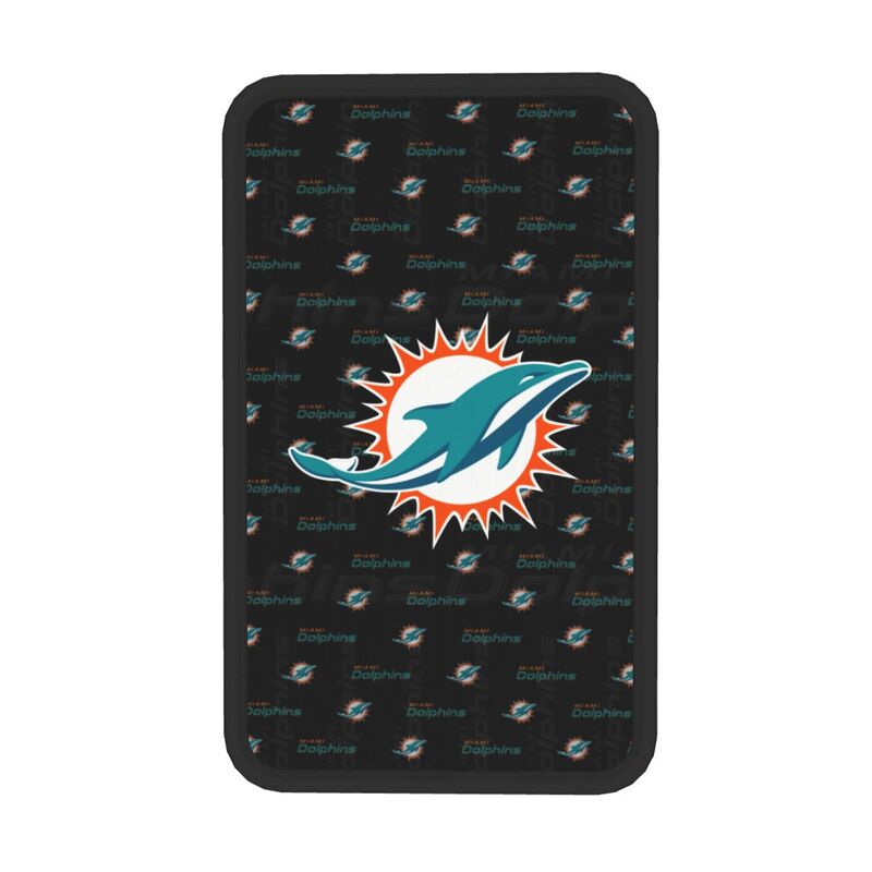 Miami Dolphins printed Car handrail cushion Personalized car armrest cover