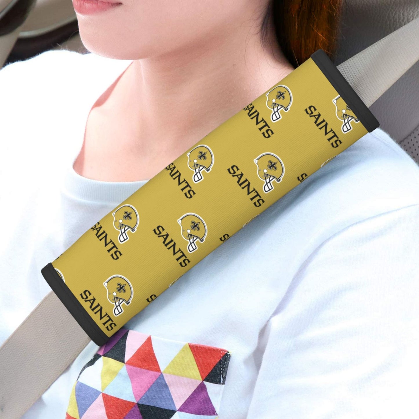 New Orleans Saints Car seat belt shoulder strap UNISEX seat belt protective cover