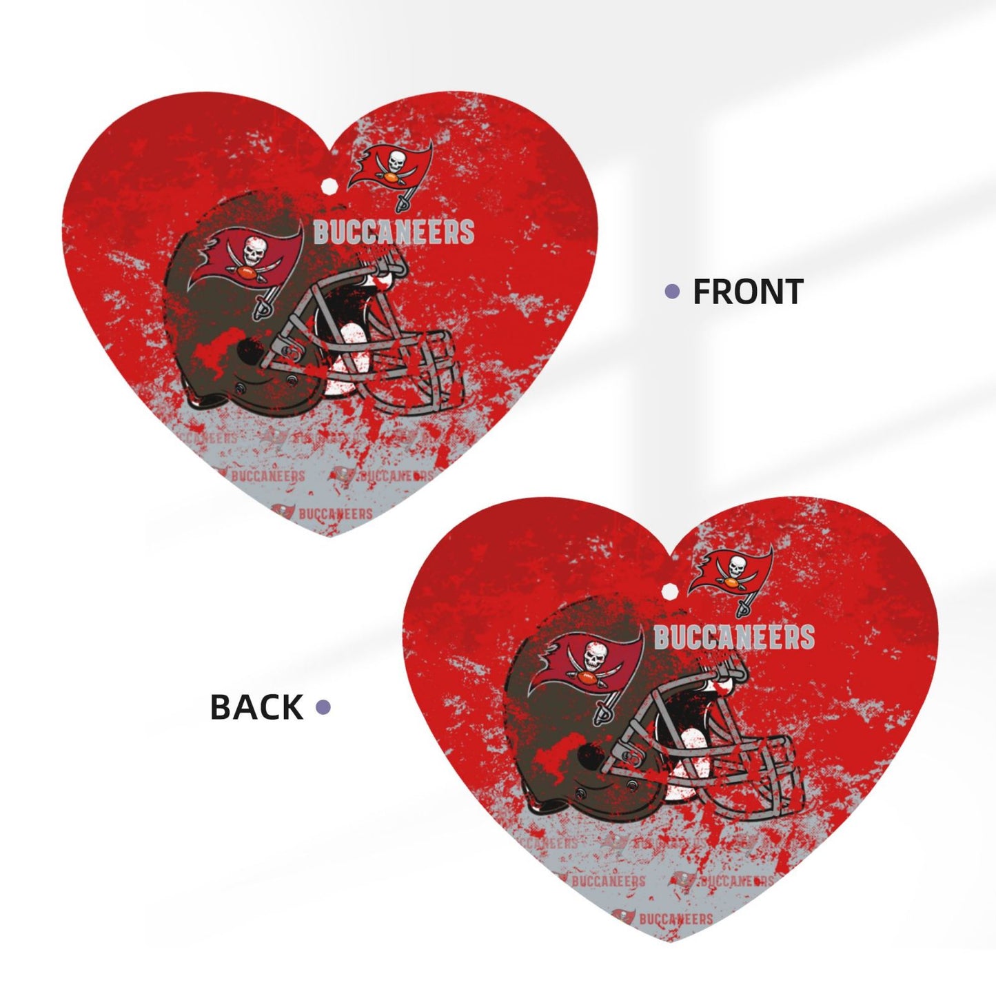 4-pcs Tampa Bay Buccaneers Car Air Fresheners Cards Set car aromatherapy tablets