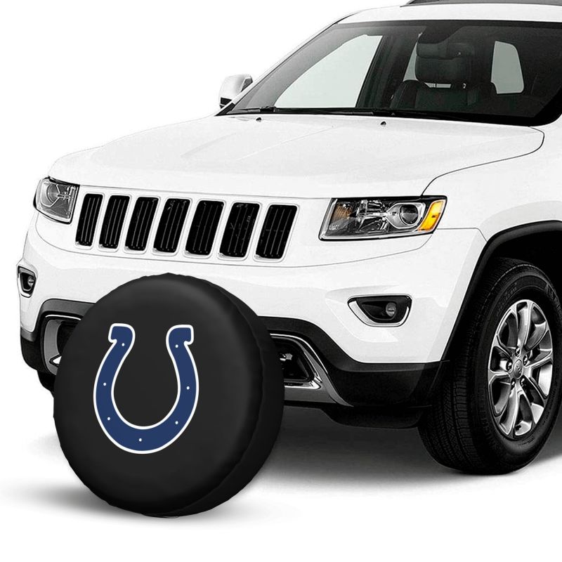 Indianapolis Colts Car tire protective cover waterproof and dustproof tire cover