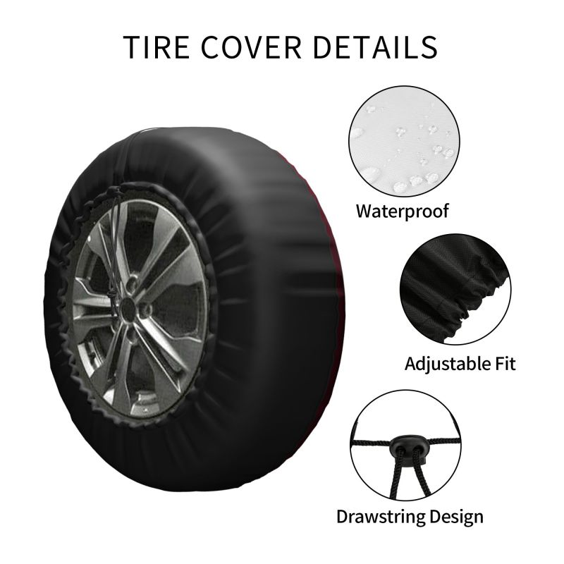 Washington Redskins 2 Printing car tire covers waterproof car tire covers