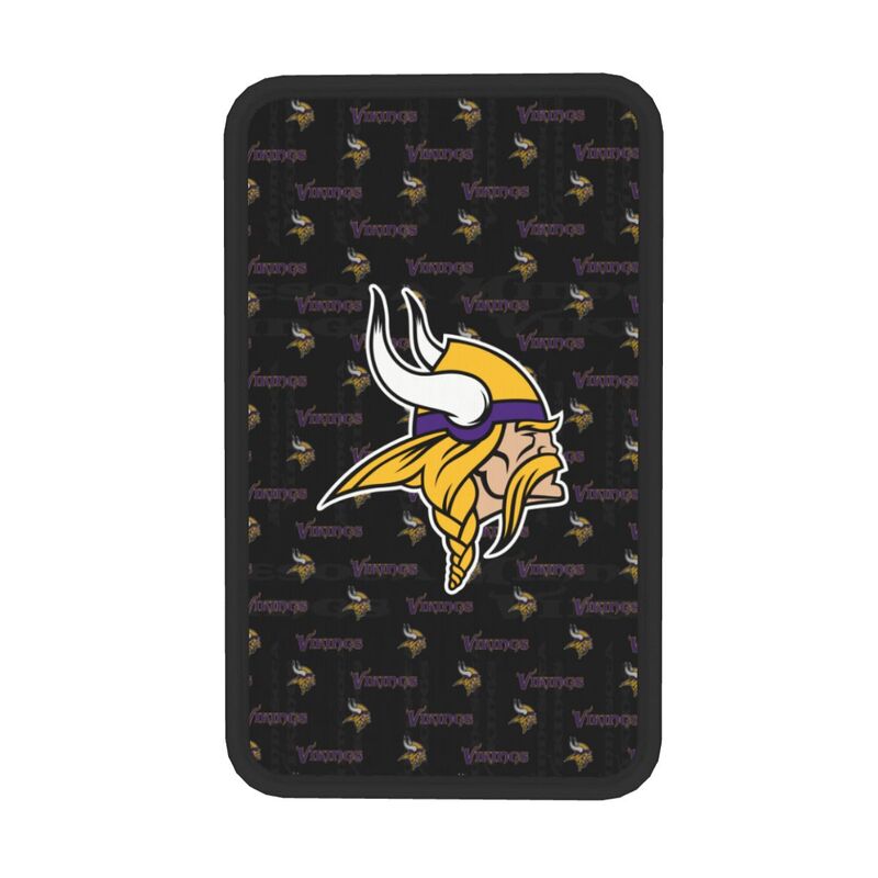 Minnesota Vikings 2 printed Car handrail cushion Personalized car armrest cover
