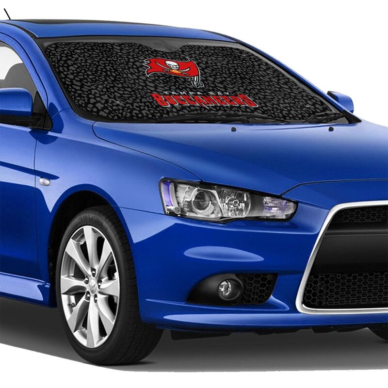 Tampa Bay Buccaneers Printed Car windshield sunshades is suitable front Car windshield sunshades