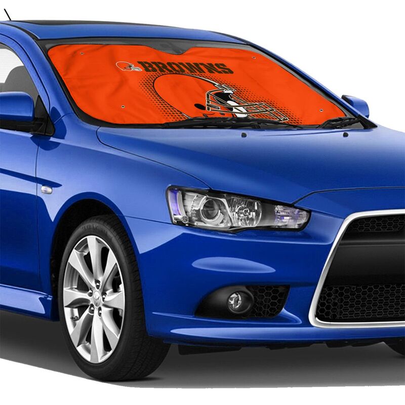 Cleveland Browns Printing car front windshield sunshade car windshield sunshade multi size