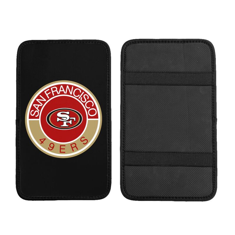 San Francisco 49ers print car armrest protective cover Car center console armrest pad