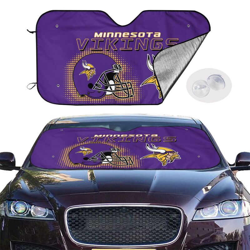 Minnesota Vikings Printing Car windshield sunshades is suitable car front windshield sunshades