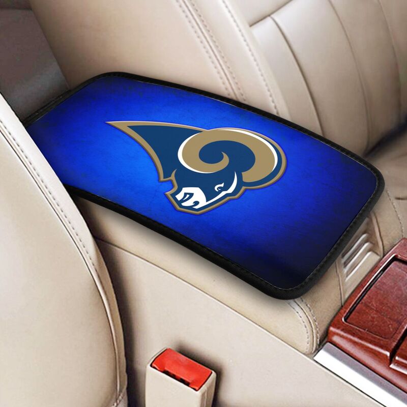 Los Angeles Rams2 Printed car armrest box pad anti-abrasion pad