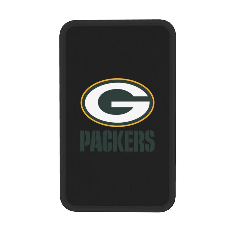 Car armrest box pad Green Bay Packers 2 Printed center armrest box pad protective pad