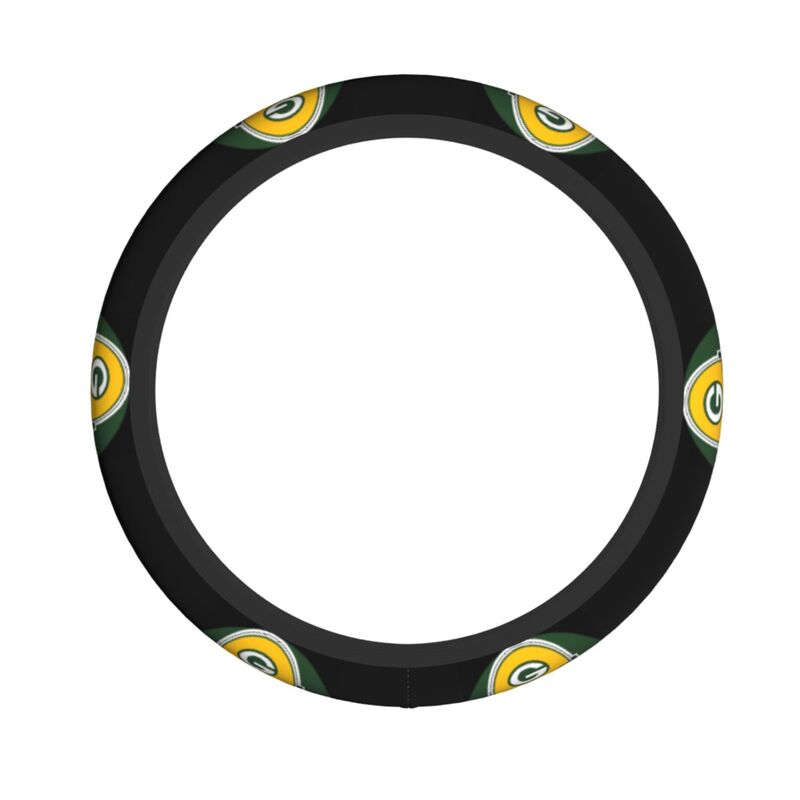 Green Bay Packers 2 Printed car anti-skid cover elastic steering wheel cover