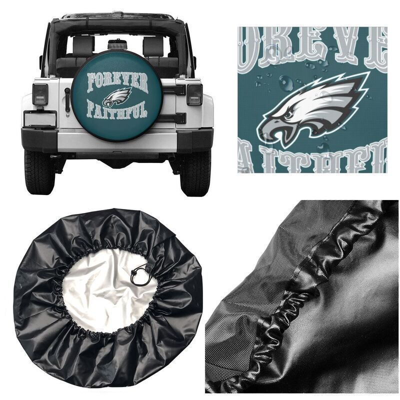 Philadelphia Eagles Printing car spare tire dust protection cover tire protection cover